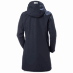 J0HV1564 ženska duga belfast jakna žene Helly-Hansen crno - Image 2