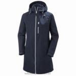 J0HV1564 ženska duga belfast jakna žene Helly-Hansen crno