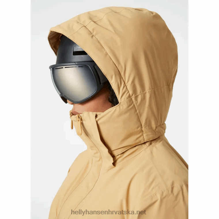 J0HV1646 ženska nora duga skijaška jakna s izolacijom žene Helly-Hansen mornarica - Image 13