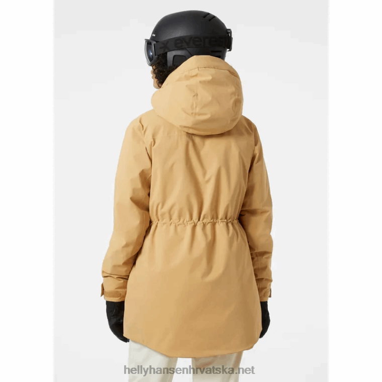 J0HV1646 ženska nora duga skijaška jakna s izolacijom žene Helly-Hansen mornarica - Image 7