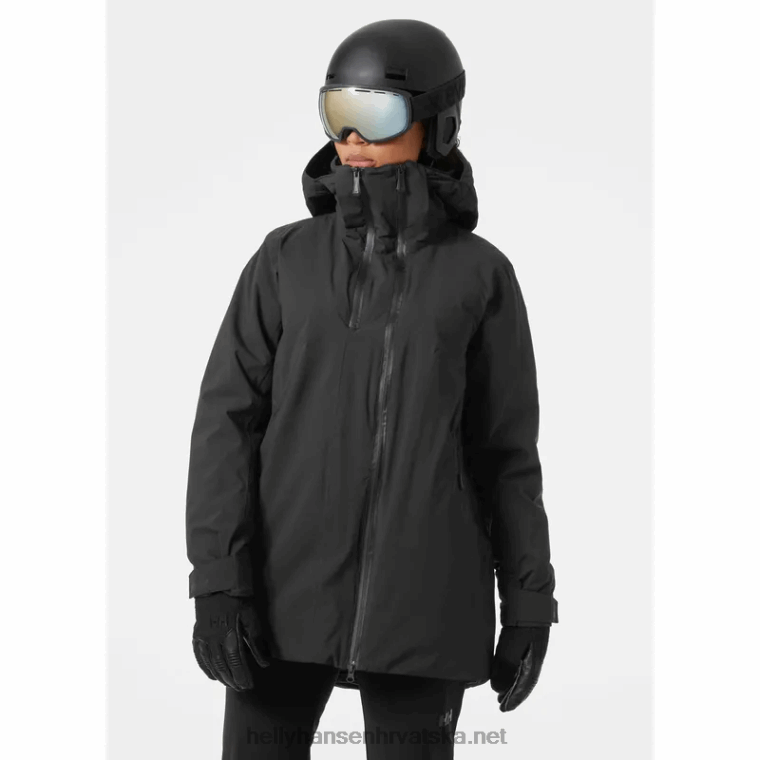 J0HV1648 ženska nora duga skijaška jakna s izolacijom žene Helly-Hansen žad - Image 2
