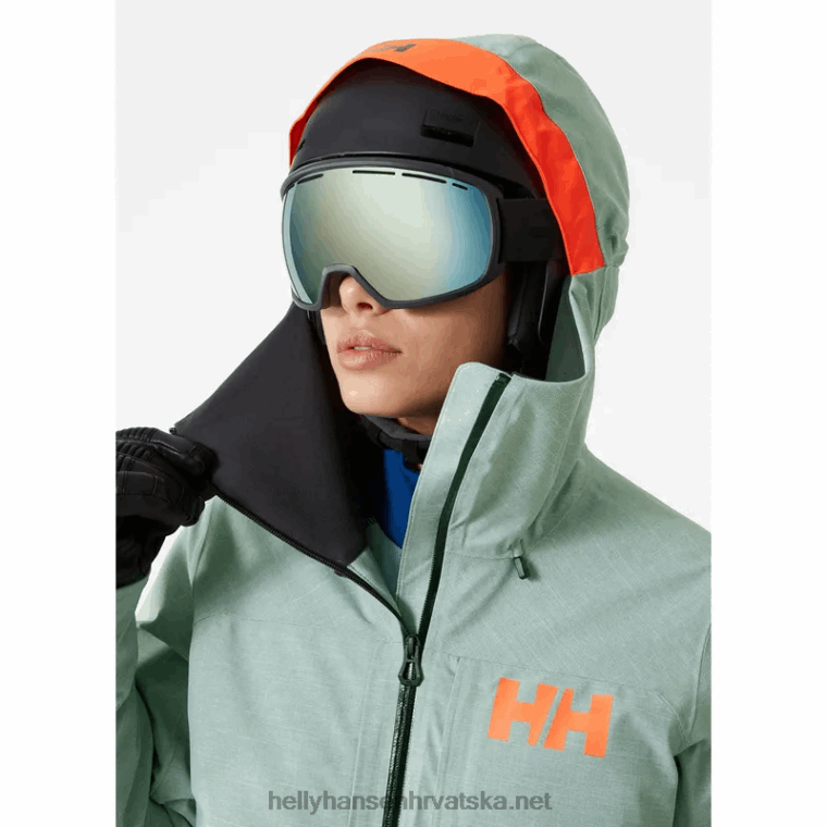 J0HV1652 ženska jakna za skijanje powderqueen 3.0 žene Helly-Hansen smrvljena gra - Image 5