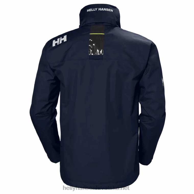 J0HV16 muška jedriličarska jakna s kapuljačom za posadu muškarci Helly-Hansen mornarica - Image 4