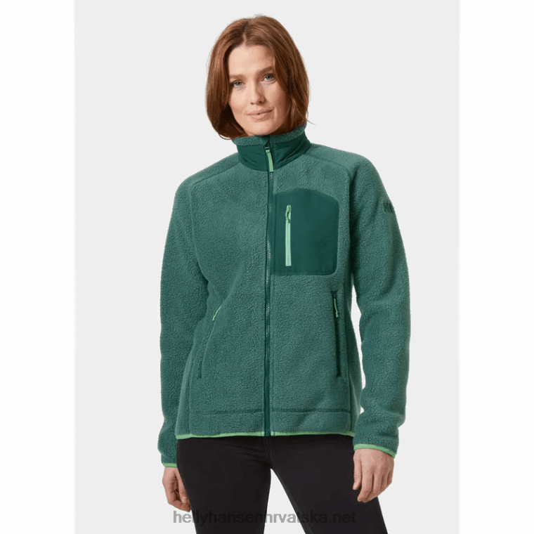 J0HV1701 ženska jakna od flisa s carskim florom žene Helly-Hansen mornarica - Image 2