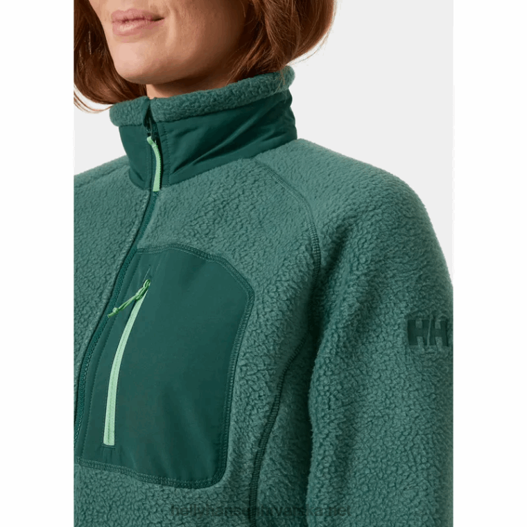 J0HV1701 ženska jakna od flisa s carskim florom žene Helly-Hansen mornarica - Image 5