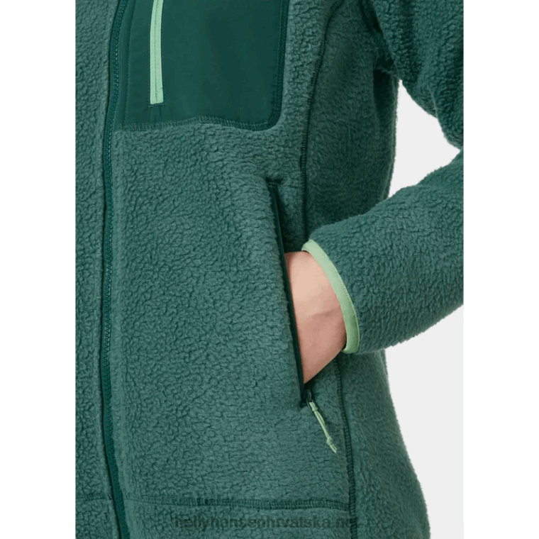 J0HV1701 ženska jakna od flisa s carskim florom žene Helly-Hansen mornarica - Image 6