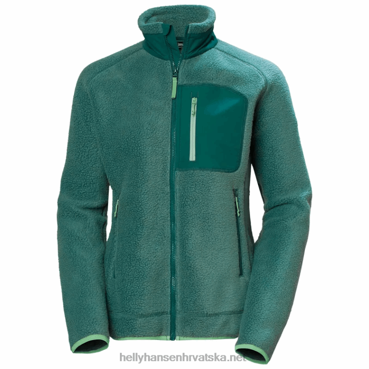 J0HV1701 ženska jakna od flisa s carskim florom žene Helly-Hansen mornarica - Image 1