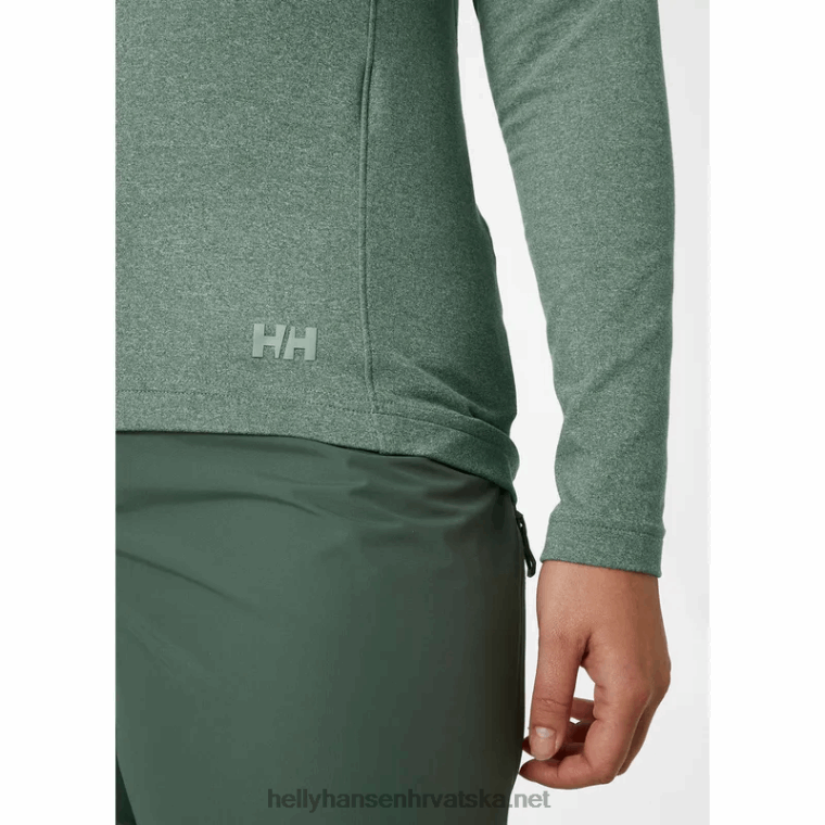 J0HV1722 ženski verglas srednji sloj s polupatentnim zatvaračem žene Helly-Hansen prašnjavi sirin - Image 5