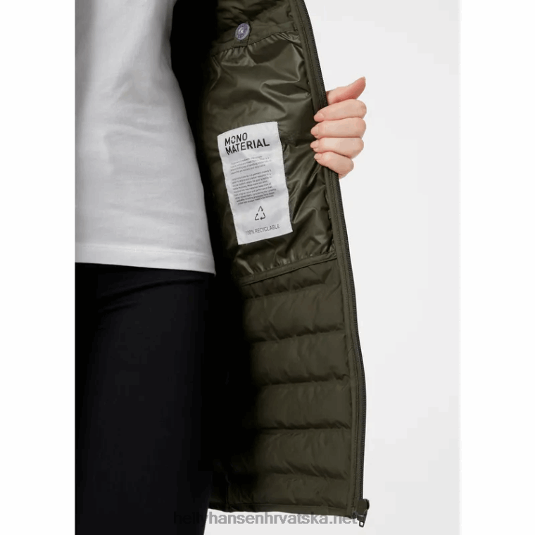 J0HV1726 ženski izolirani kaput od jednobojnog materijala žene Helly-Hansen crno - Image 7