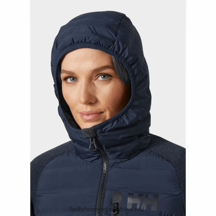 J0HV1730 ženska hibridna jakna za jedrenje s izolacijom za arktički ocean žene Helly-Hansen melo siva - Image 5