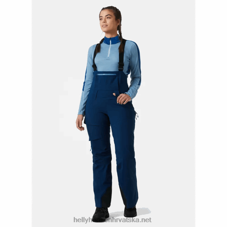 J0HV1745 ženske verglas hlače za backcountry skijanje žene Helly-Hansen crno - Image 2