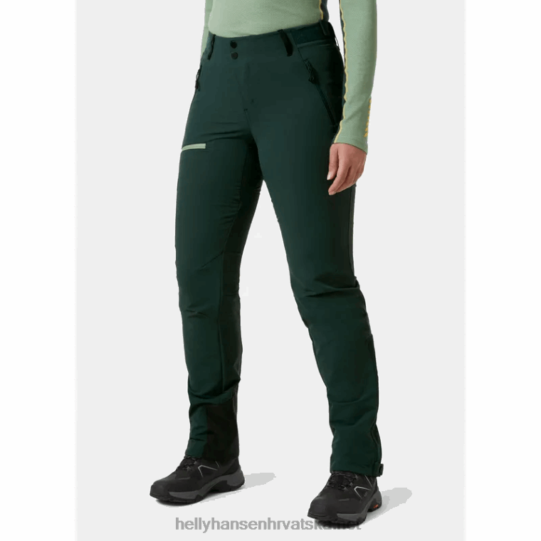 J0HV1767 ženske odin muninn 2.0 školjkaste hlače žene Helly-Hansen crni melan - Image 2