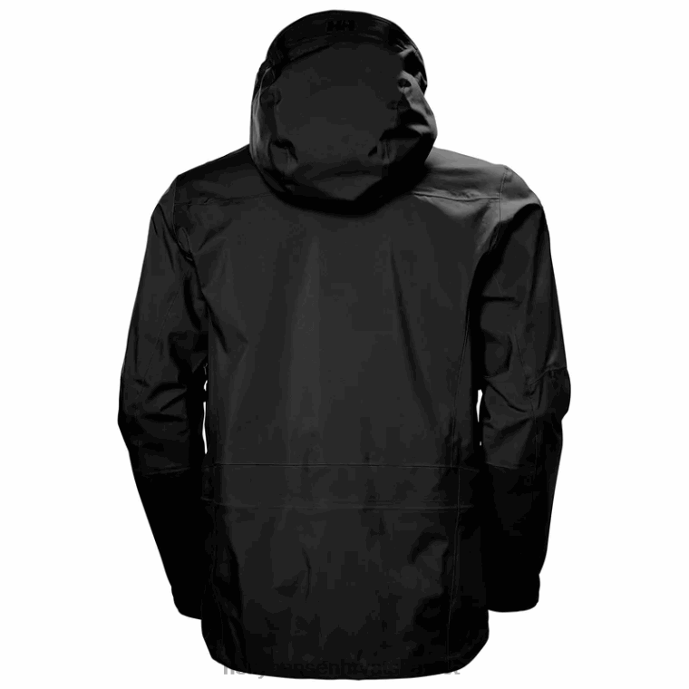 J0HV177 muška jakna od školjke odin mountain infinity muškarci Helly-Hansen crno - Image 2