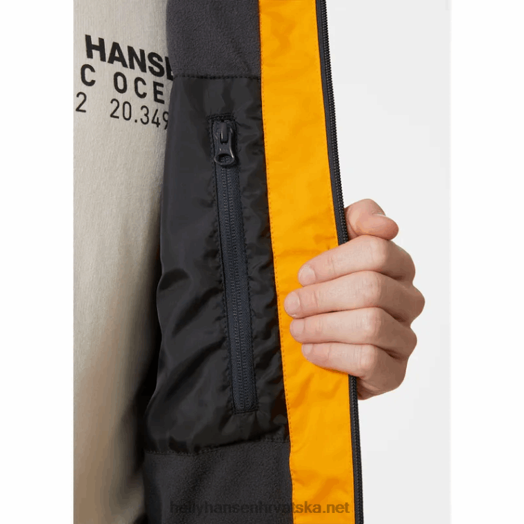 J0HV17 muška srednjeslojna jakna s kapuljačom muškarci Helly-Hansen močvarna jagoda - Image 6