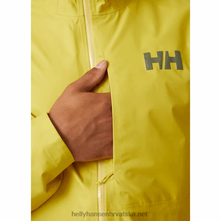 J0HV183 muška verglas micro shell jakna muškarci Helly-Hansen topla maslina - Image 7
