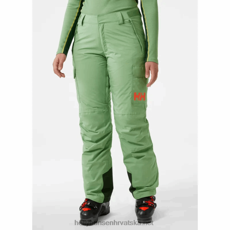 J0HV1840 ženske switch cargo izolirane skijaške hlače žene Helly-Hansen smrvljena gra - Image 2
