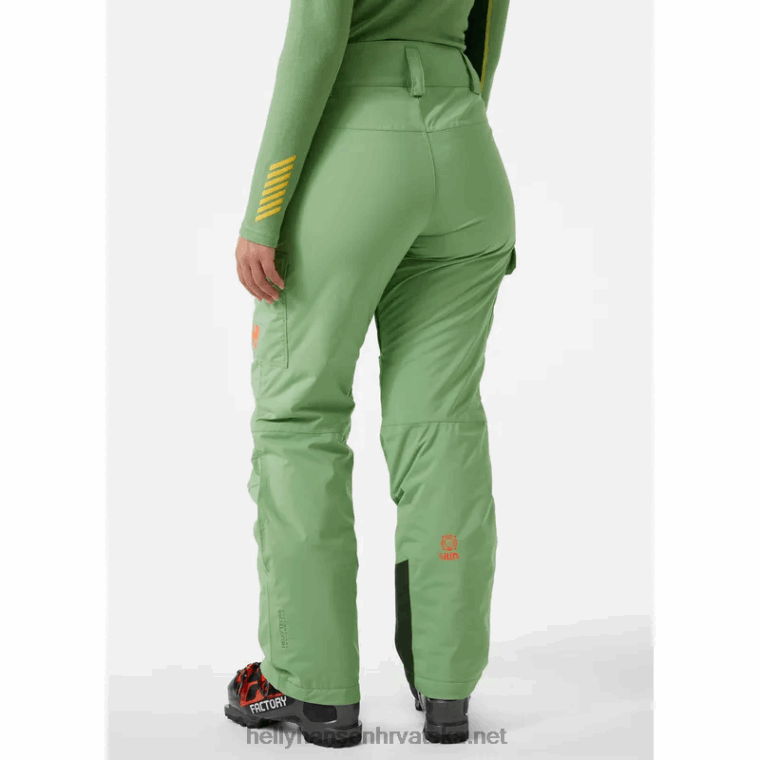 J0HV1840 ženske switch cargo izolirane skijaške hlače žene Helly-Hansen smrvljena gra - Image 3