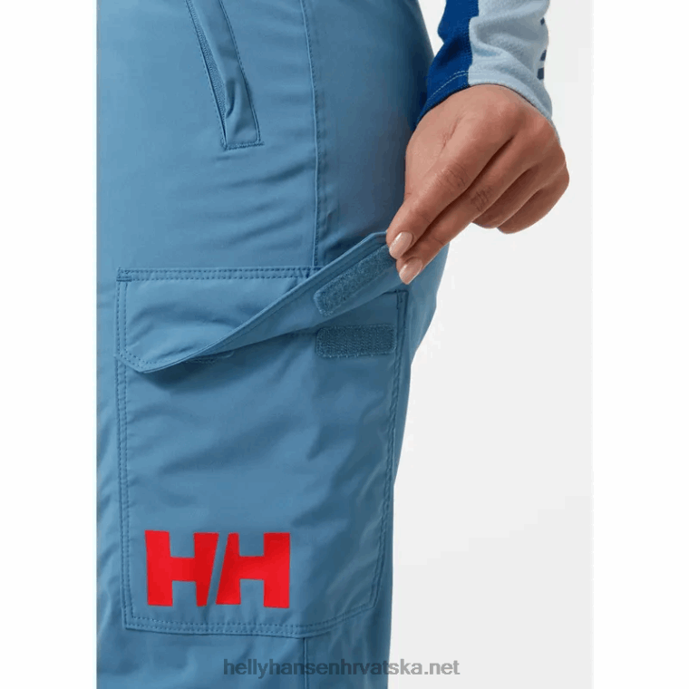 J0HV1842 ženske switch cargo izolirane skijaške hlače žene Helly-Hansen neonski koralj - Image 5