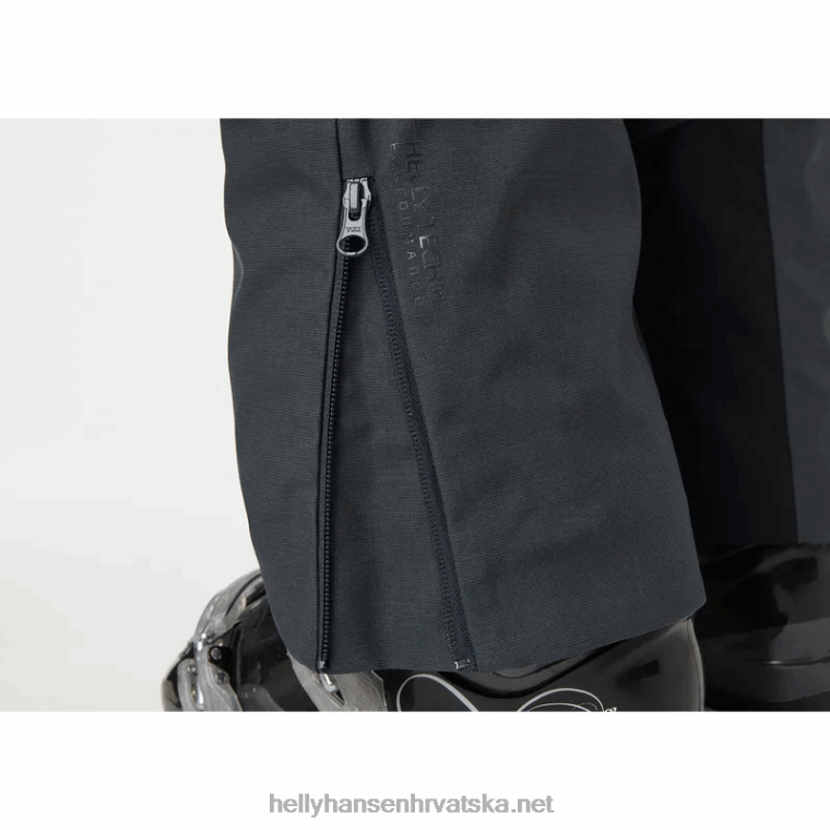 J0HV1855 ženske puderqueen skijaške hlače s naramenicama žene Helly-Hansen modra magla - Image 6