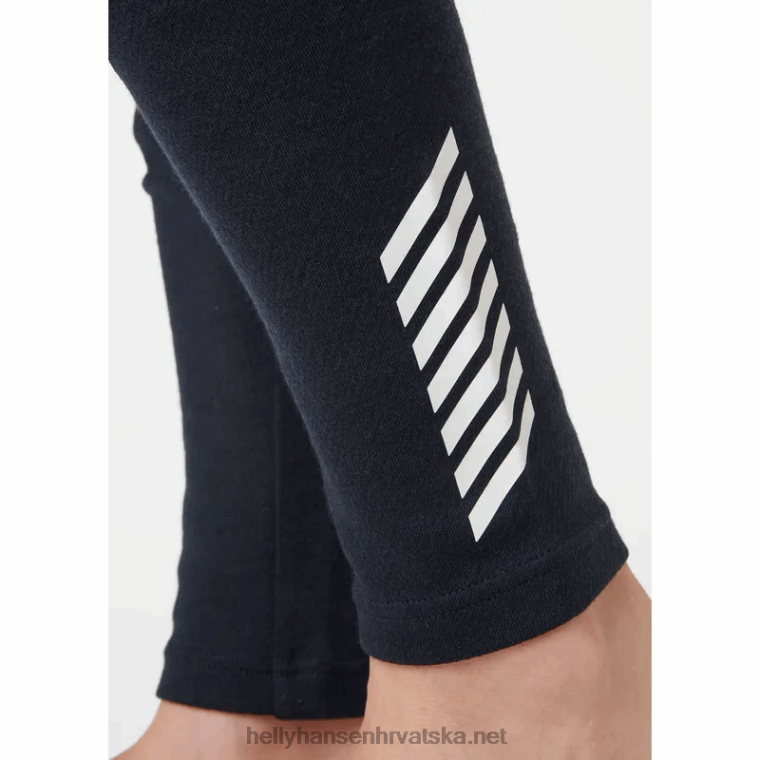 J0HV1871 ženske lifa merino srednje težine 2-u-1 bazne hlače žene Helly-Hansen crno - Image 6