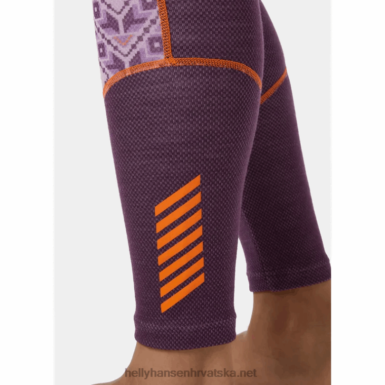 J0HV1879 ženske lifa merino hlače srednje težine s grafičkim osnovnim slojem žene Helly-Hansen beba trupa - Image 6