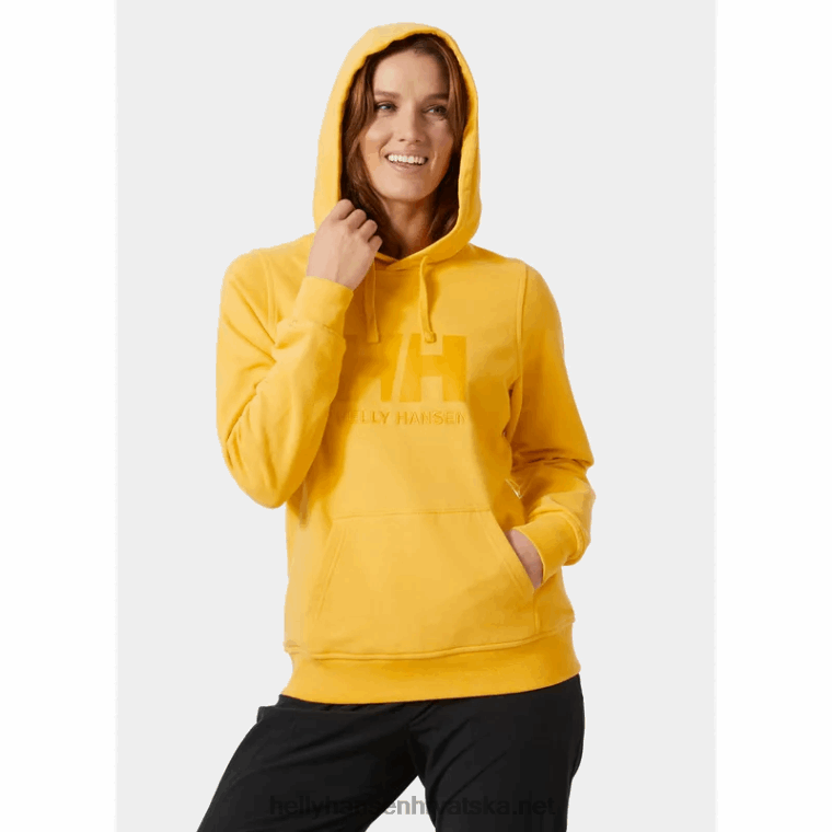 J0HV1888 ženska majica s kapuljačom hh logo žene Helly-Hansen mornarica - Image 2