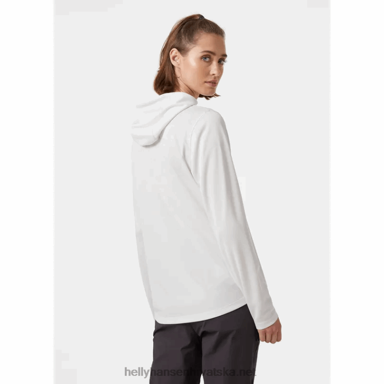 J0HV1906 ženska majica s kapuljačom od verglasa žene Helly-Hansen lav zeleno - Image 3
