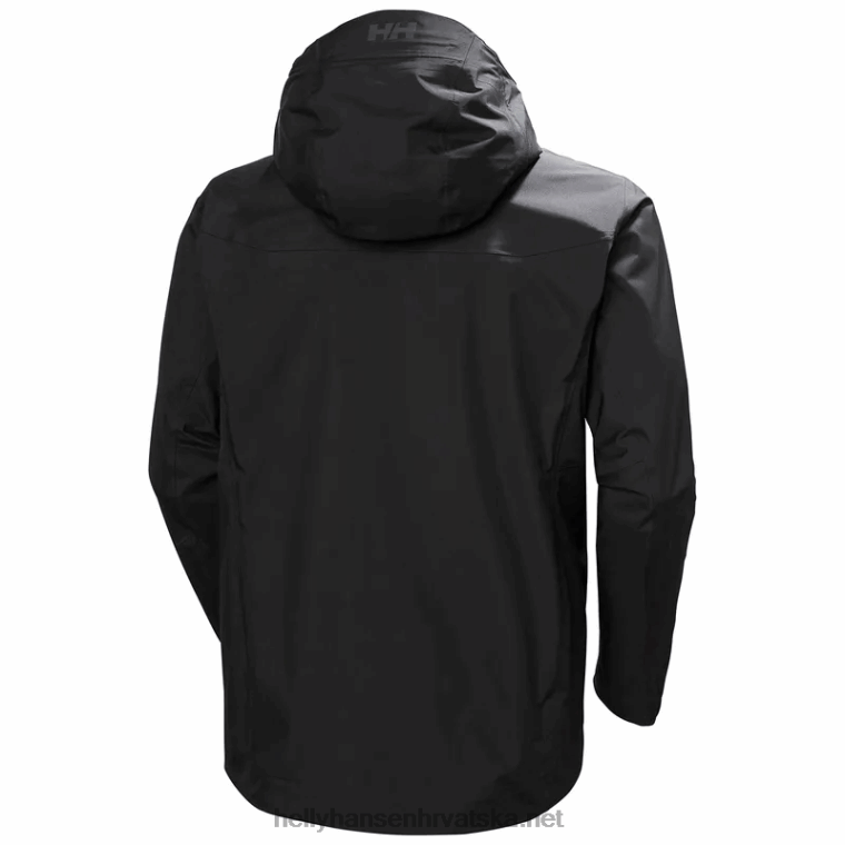 J0HV191 muška verglas 3-slojna 2.0 školjkasta jakna muškarci Helly-Hansen crno - Image 4