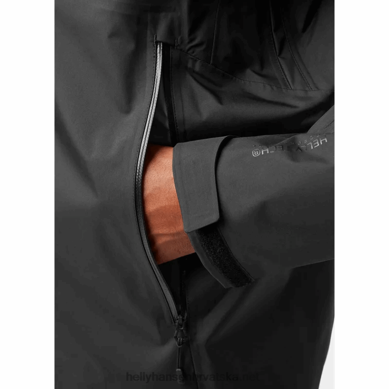 J0HV191 muška verglas 3-slojna 2.0 školjkasta jakna muškarci Helly-Hansen crno - Image 6