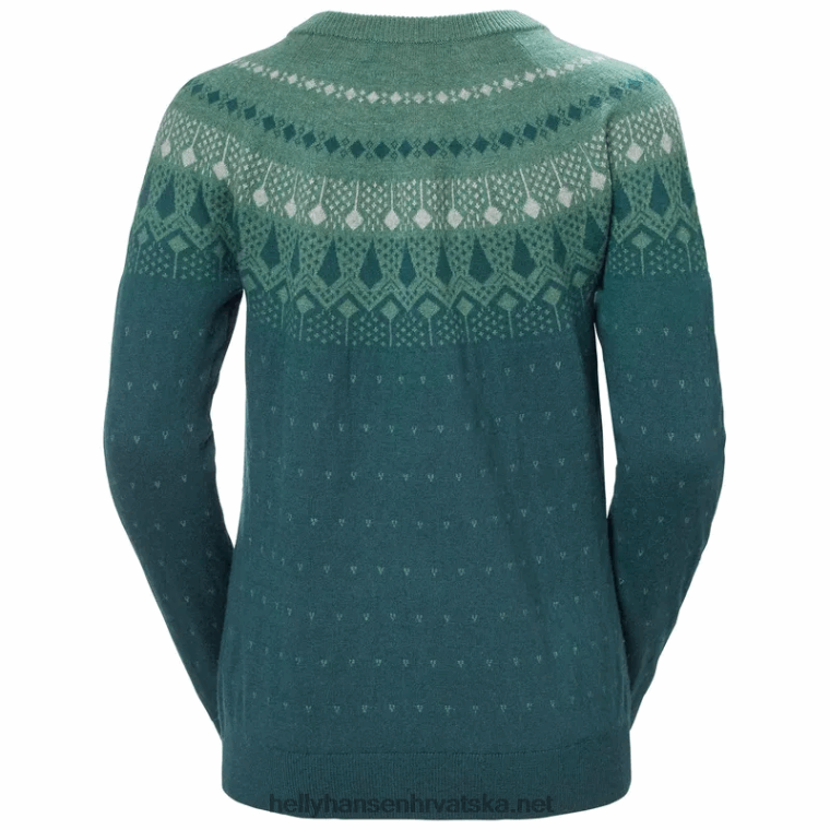 J0HV1921 ženski hytte džemper od merino vune žene Helly-Hansen mornarica - Image 4
