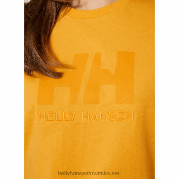 J0HV1942 ženska majica s logom hh žene Helly-Hansen mornarica - Image 5