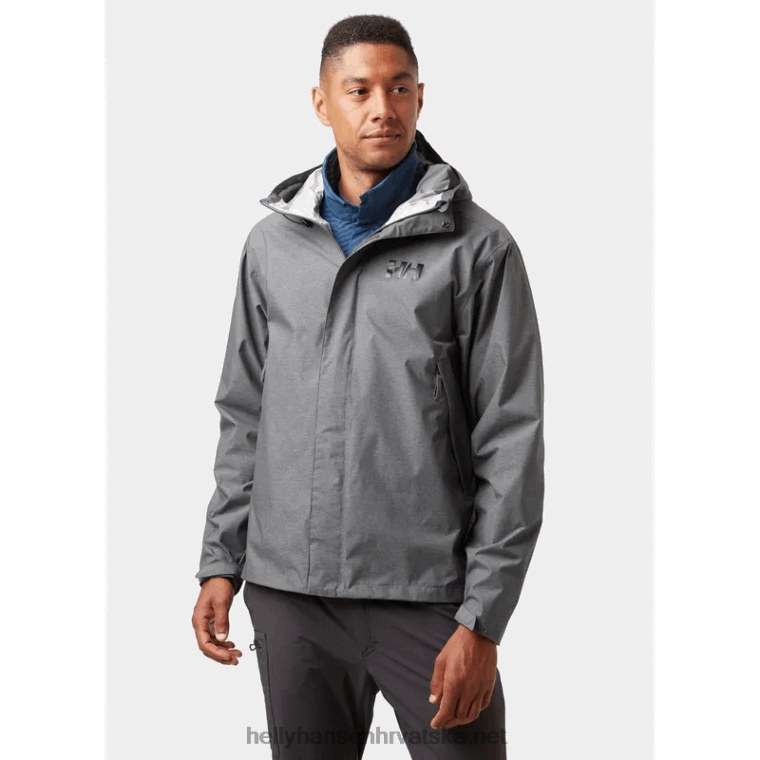 J0HV194 muška nari 2,5 slojna vanjska jakna muškarci Helly-Hansen ugljen me - Image 2