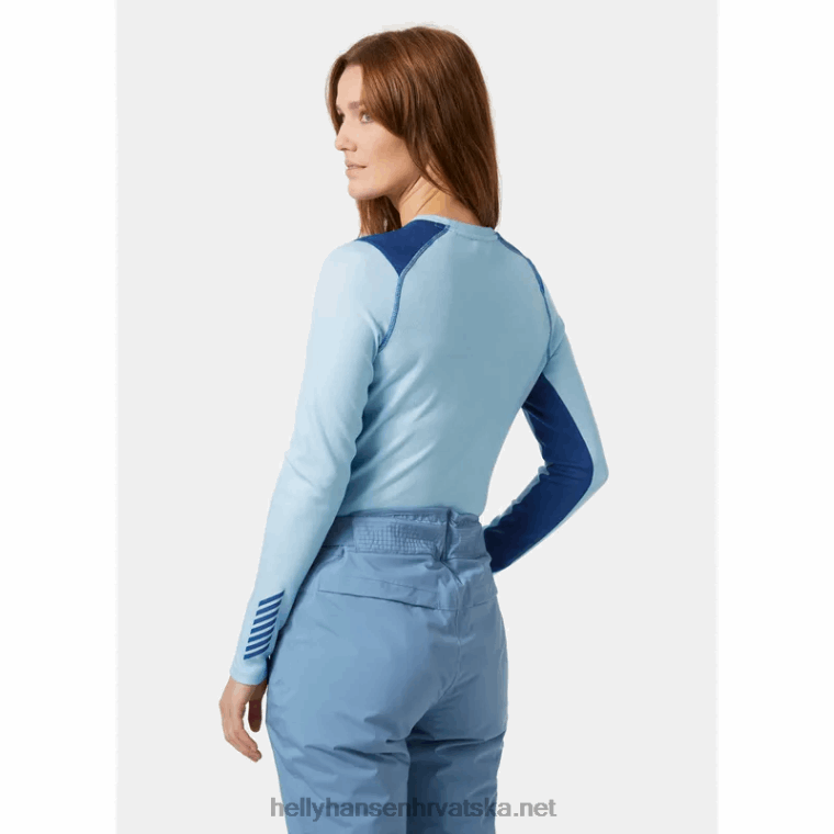 J0HV2047 ženski lifa merino srednji sloj za posadu žene Helly-Hansen mornarica - Image 3