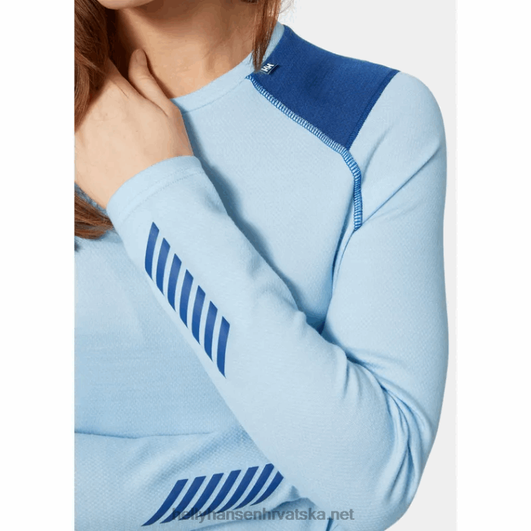 J0HV2047 ženski lifa merino srednji sloj za posadu žene Helly-Hansen mornarica - Image 5