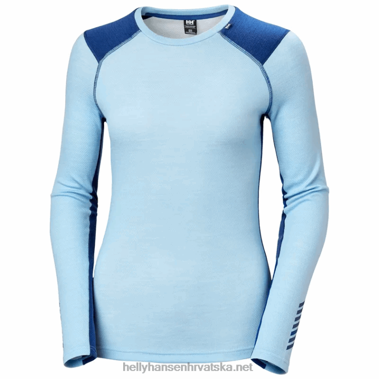 J0HV2047 ženski lifa merino srednji sloj za posadu žene Helly-Hansen mornarica - Image 1