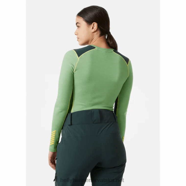 J0HV2050 ženski lifa merino srednji sloj za posadu žene Helly-Hansen prljavobijel - Image 3