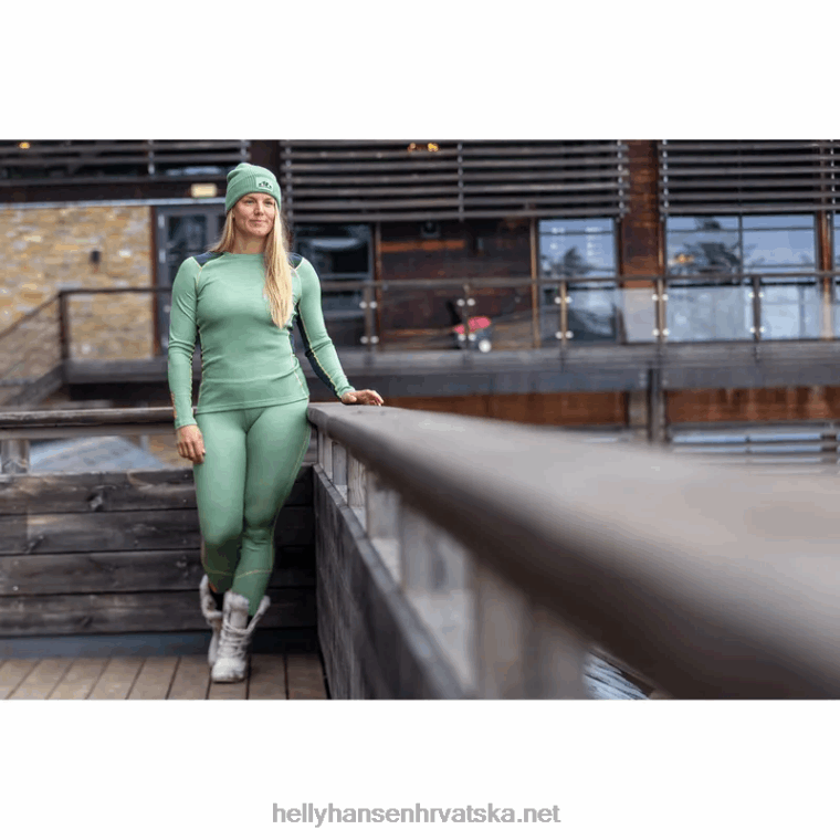 J0HV2050 ženski lifa merino srednji sloj za posadu žene Helly-Hansen prljavobijel - Image 7
