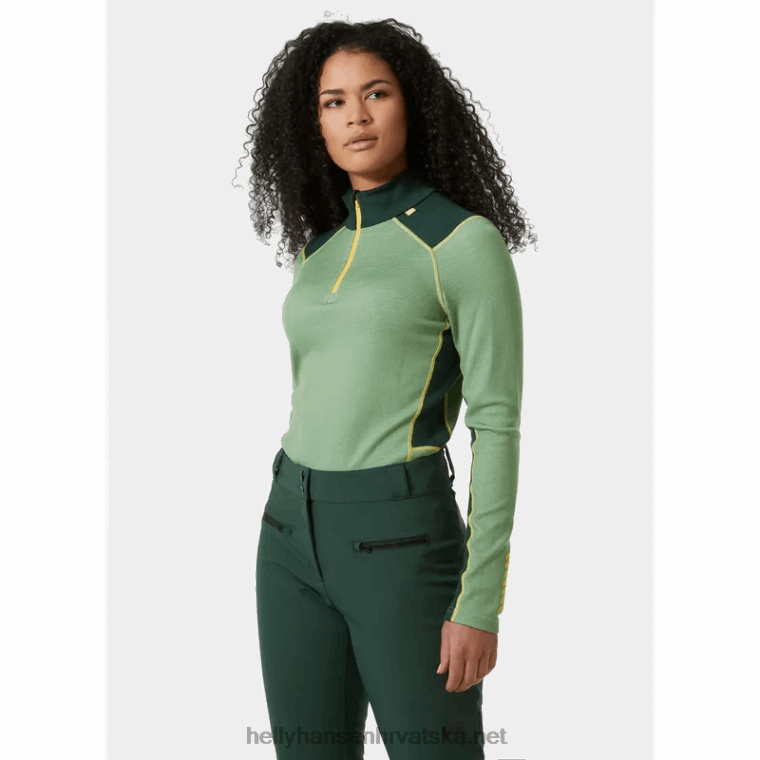 J0HV2054 ženski lifa merino srednji sloj s pola patentnim zatvaračem žene Helly-Hansen beba trupa - Image 2