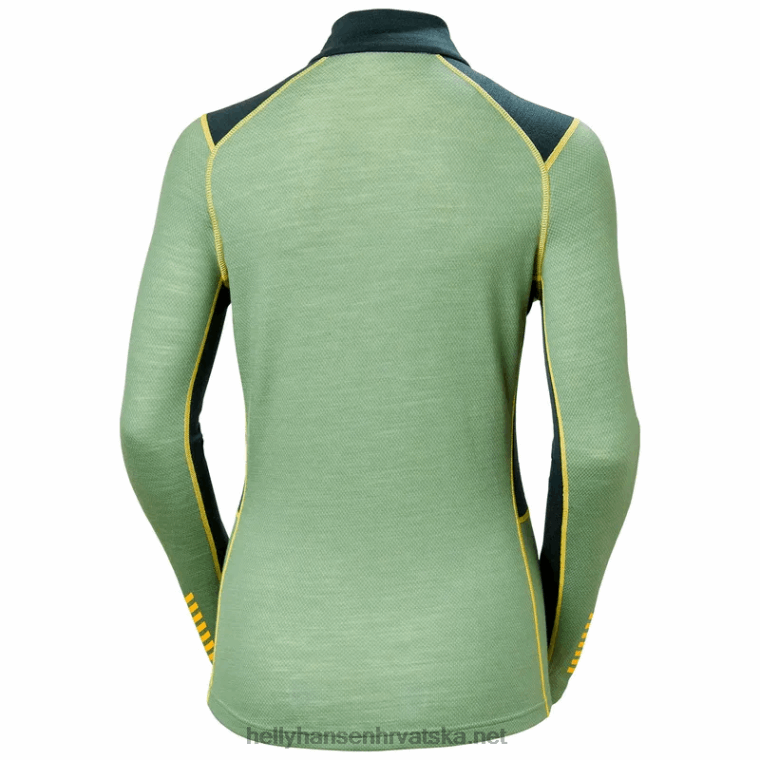 J0HV2054 ženski lifa merino srednji sloj s pola patentnim zatvaračem žene Helly-Hansen beba trupa - Image 4