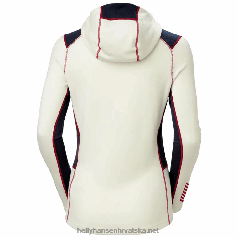J0HV2057 ženska majica s kapuljačom srednje težine lifa merino 2-u-1 žene Helly-Hansen mornarica - Image 4