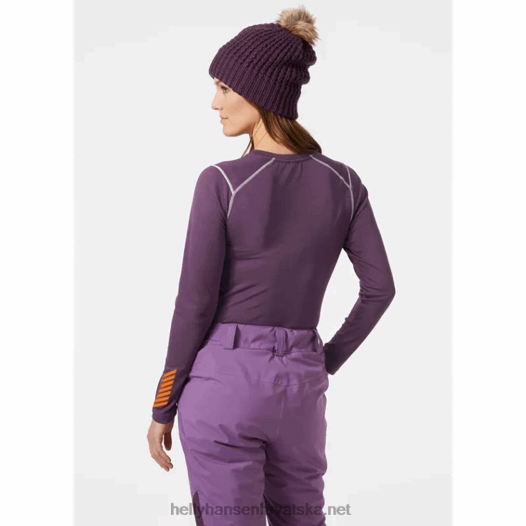 J0HV2075 ženski lifa aktivni osnovni sloj posade žene Helly-Hansen ebanovina - Image 3