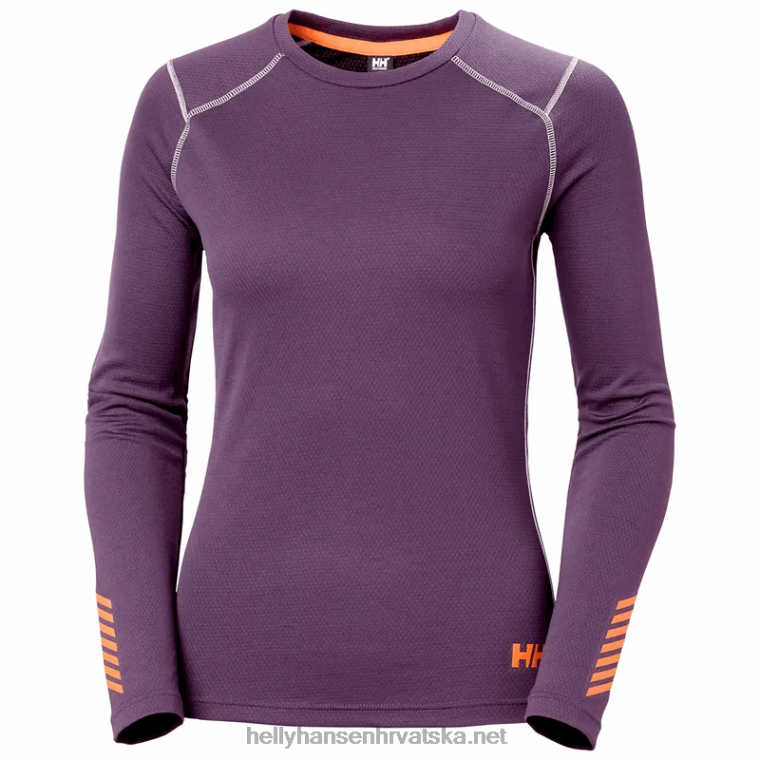 J0HV2075 ženski lifa aktivni osnovni sloj posade žene Helly-Hansen ebanovina - Image 1