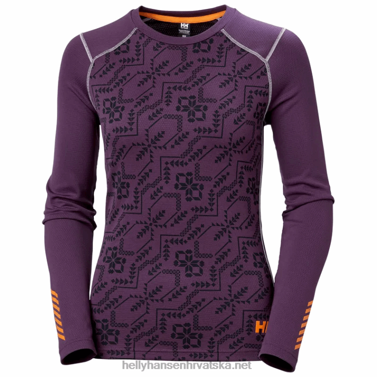 j0hv2087_zenski_lifa_aktivni_graficki_osnovni_sloj_za_posadu_zene_helly_hansen_mornarica.png J0HV2087 ženski lifa aktivni grafički osnovni sloj za posadu žene Helly-Hansen mornarica - Image 1