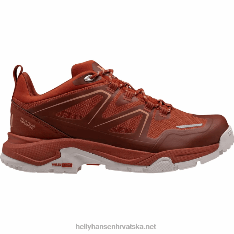 J0HV2114 ženske kaskadne cipele za planinarenje Helly Tech s niskim izrezom žene Helly-Hansen crno/bri - Image 4
