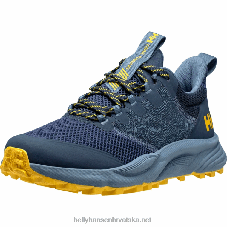 J0HV2122 ženske Featherswift tenisice za trail trčanje žene Helly-Hansen crno/plavo - Image 2