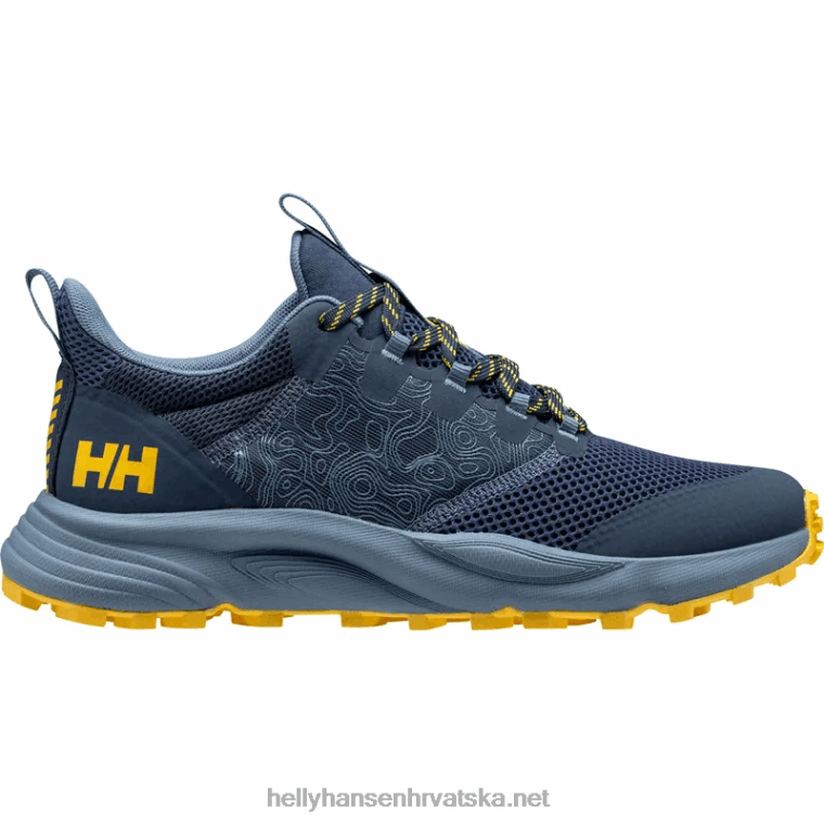 J0HV2122 ženske Featherswift tenisice za trail trčanje žene Helly-Hansen crno/plavo - Image 3