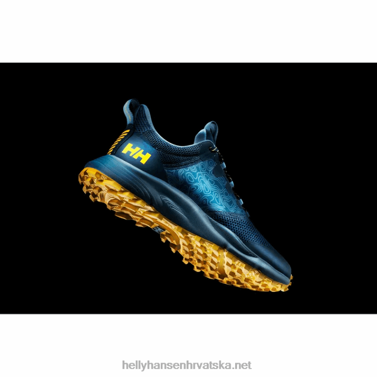 J0HV2122 ženske Featherswift tenisice za trail trčanje žene Helly-Hansen crno/plavo - Image 5
