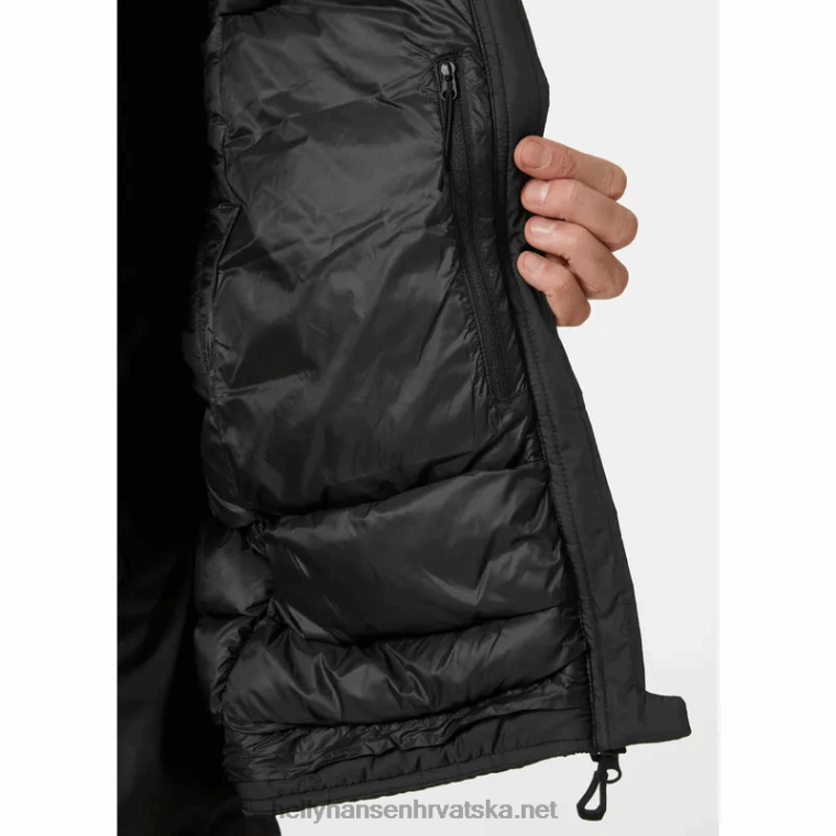 J0HV218 muška lifa pro belay izolirana jakna muškarci Helly-Hansen crno - Image 7