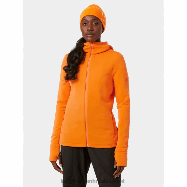 J0HV2253 ženska majica s kapuljačom Odin Power Stretch Pro žene Helly-Hansen crno - Image 2