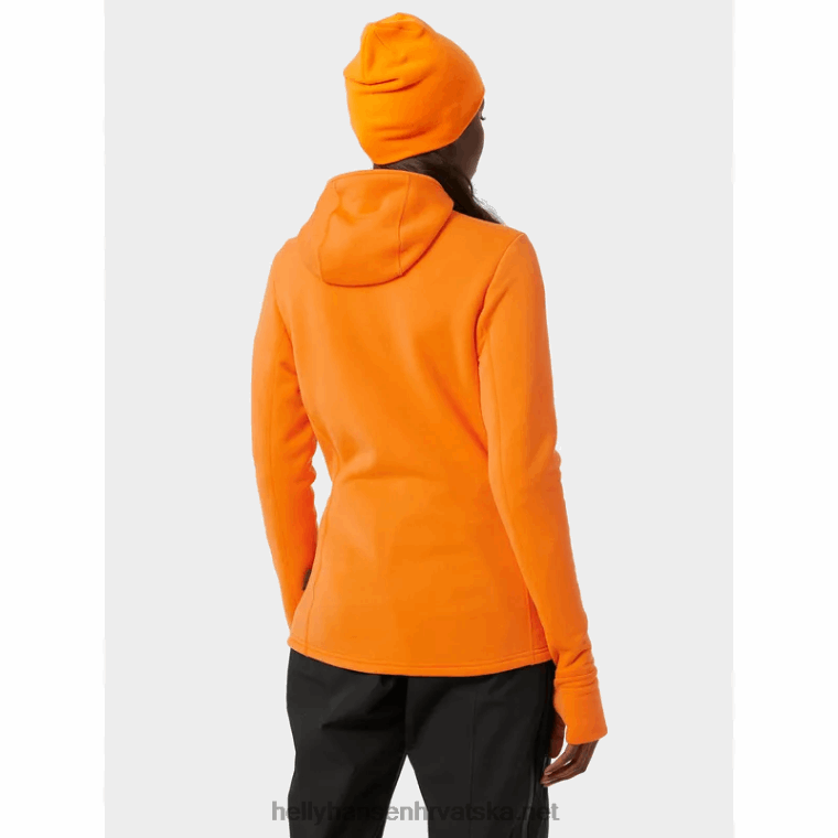 J0HV2253 ženska majica s kapuljačom Odin Power Stretch Pro žene Helly-Hansen crno - Image 3